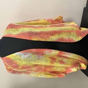 Multi Color Tie Dye Cardigan Shrug/Kimono top O/S